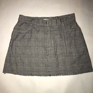 Brandy Melville check skirt